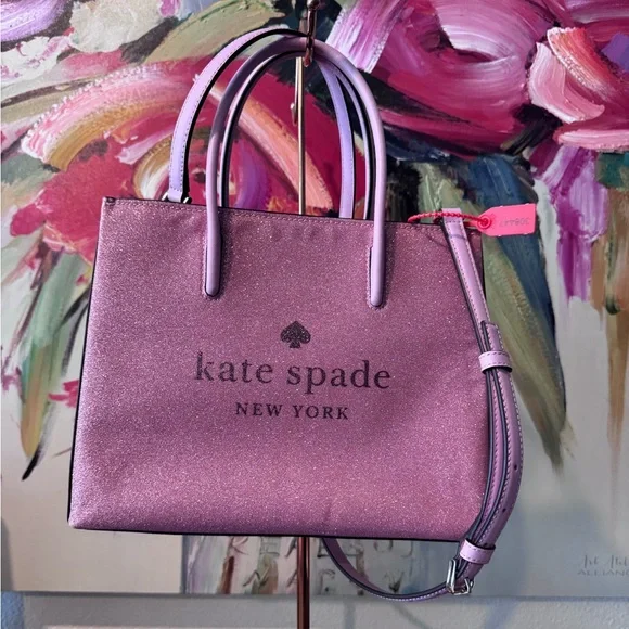 Kate Spade Pink Sparkly Two Way Bag - Picture 2 of 11